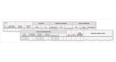ASA - Standard UAS Operation Log- Grey