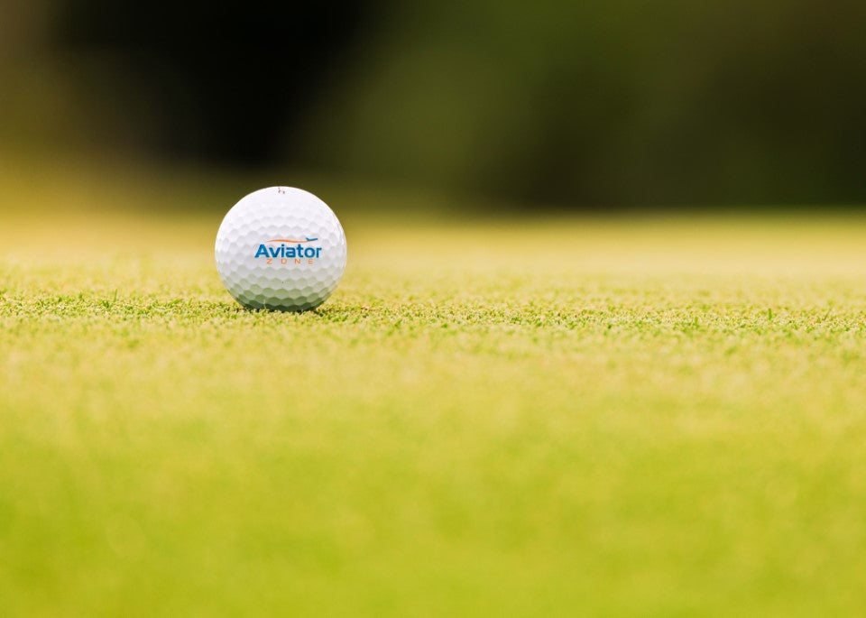 wide shot of aviator zone golf ball