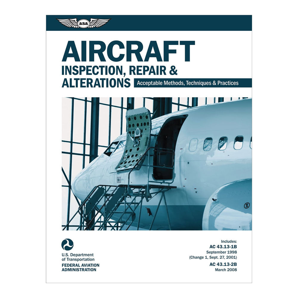ASA aircraft inspection, repair & alterations book, front cover