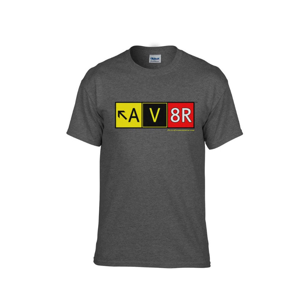 av8r t-shirt in heather gray