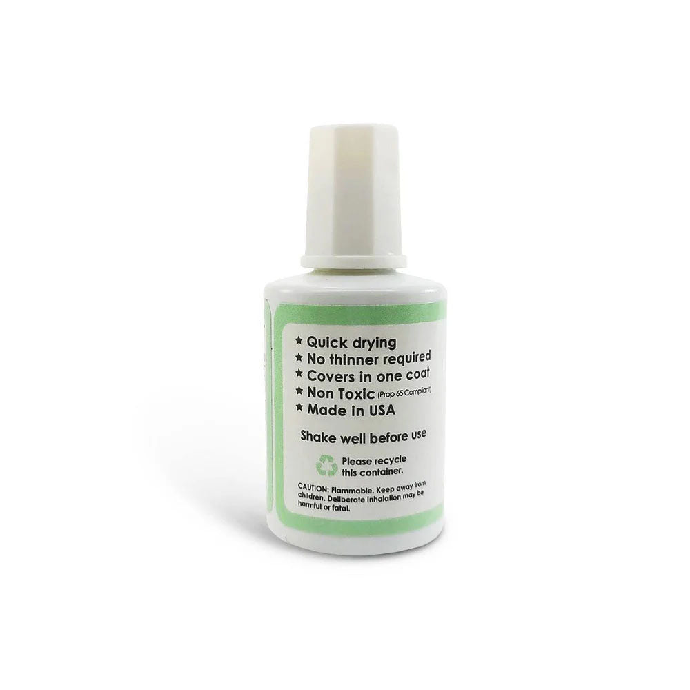 aero green correction fluid, back side
