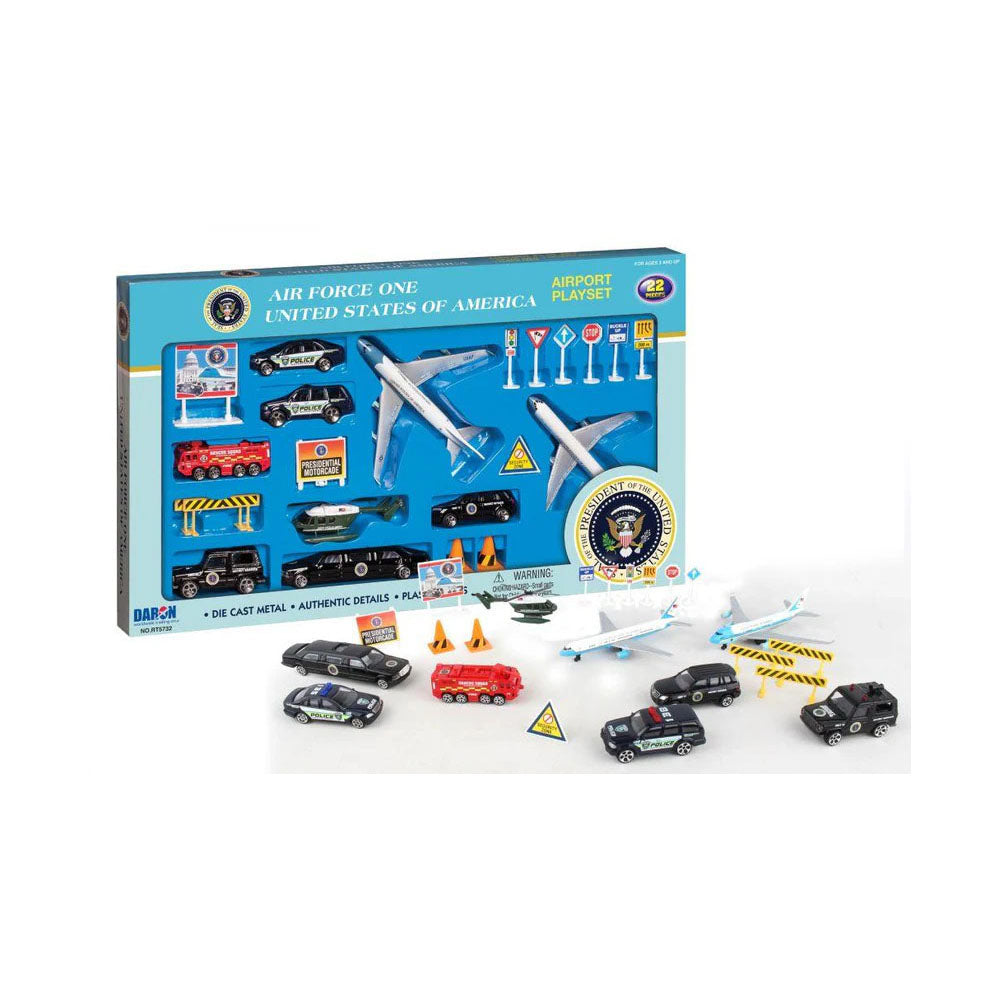 air force one die cast metal playset