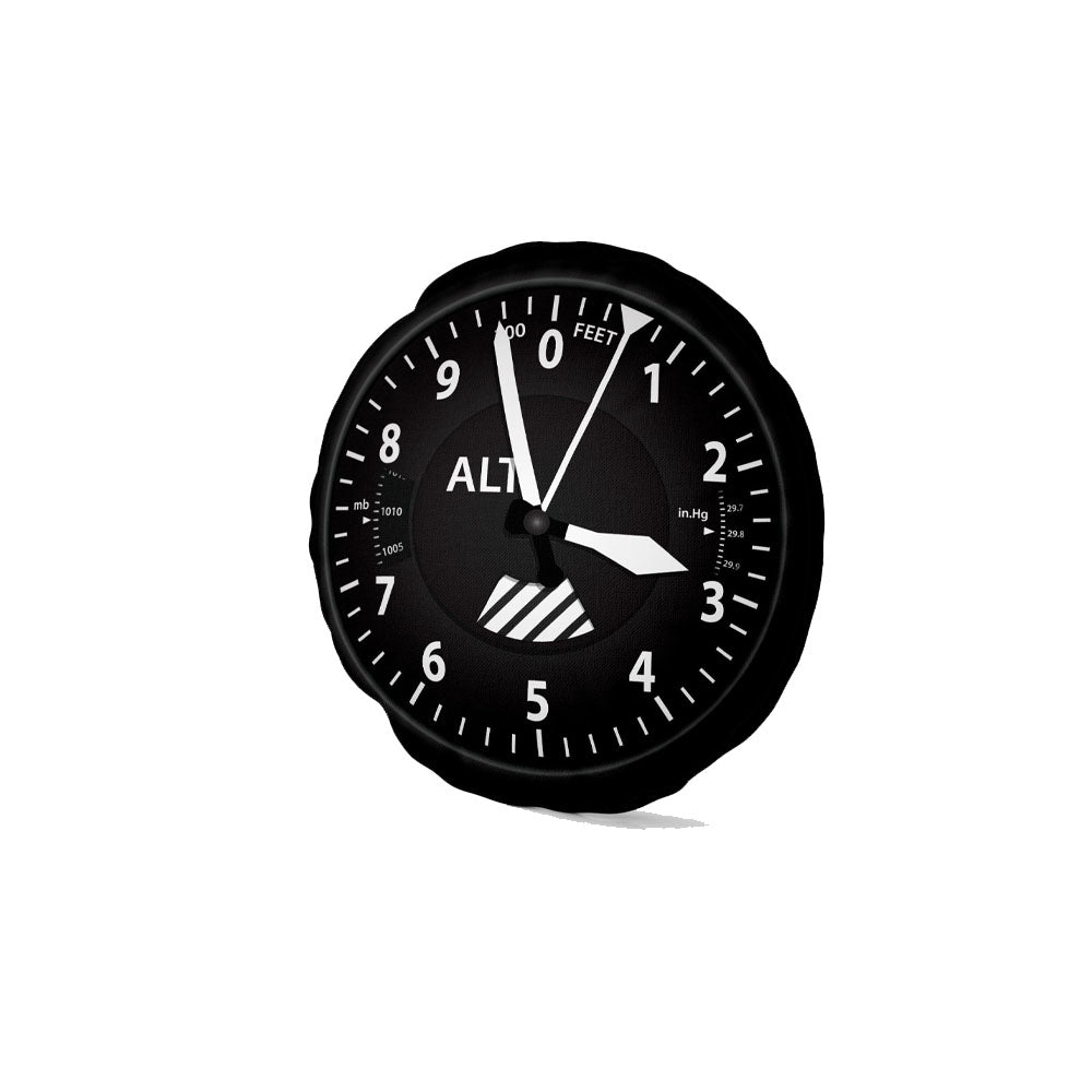 altitude indicator pillow on a white background