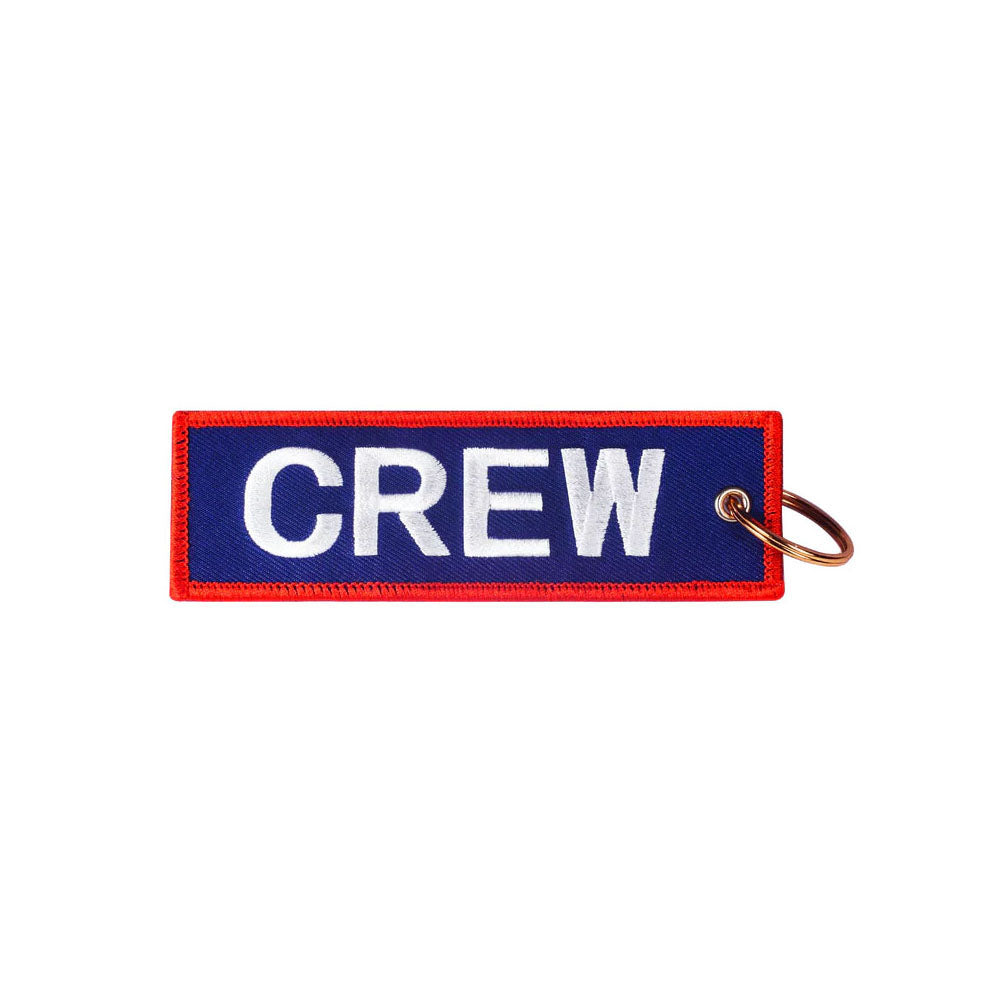 Blue w/Orange Crew Keychain