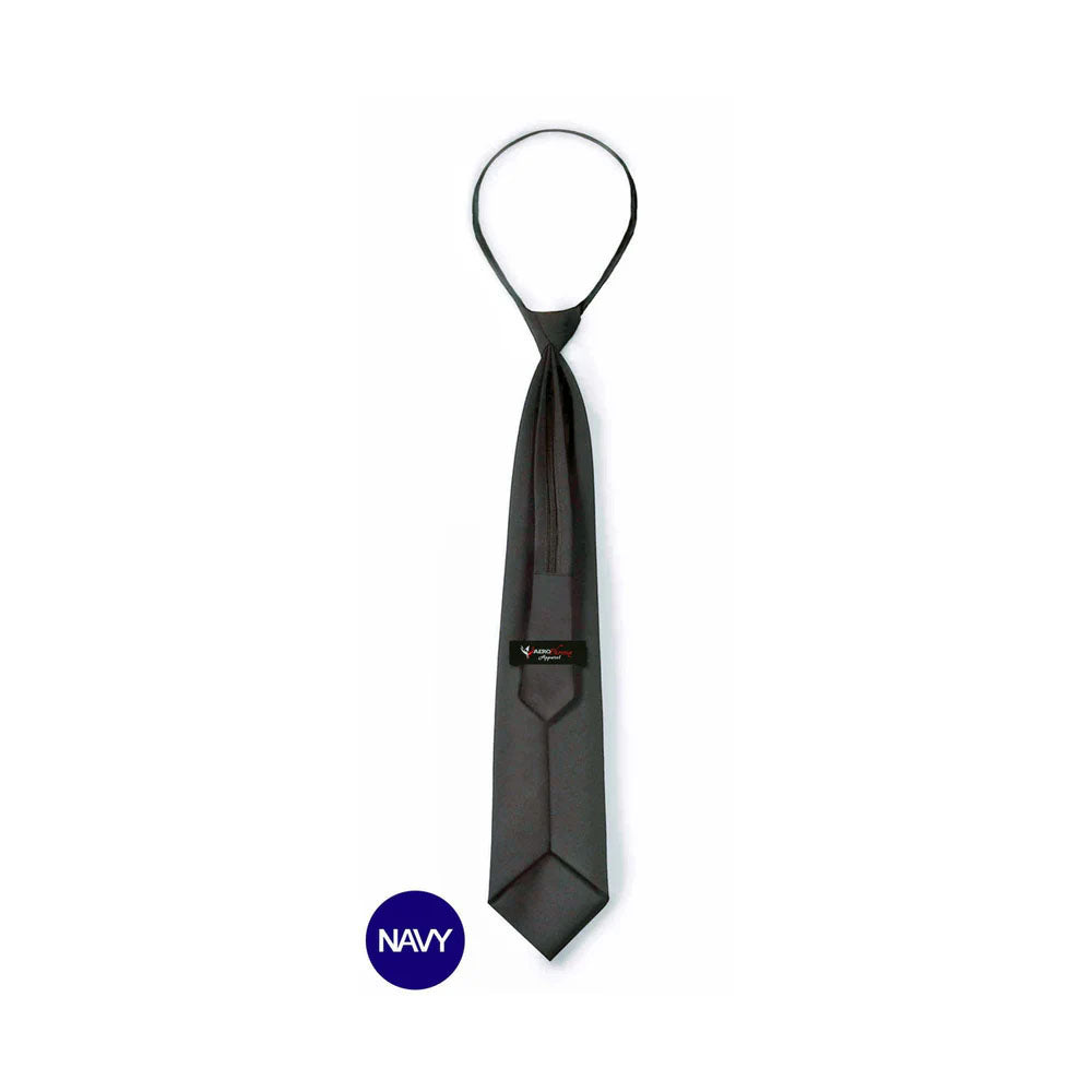 Zipper Tie Dark Navy 21