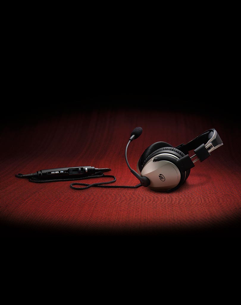 Lightspeed Zulu 3: GA Dual Plugs, Straight Cable