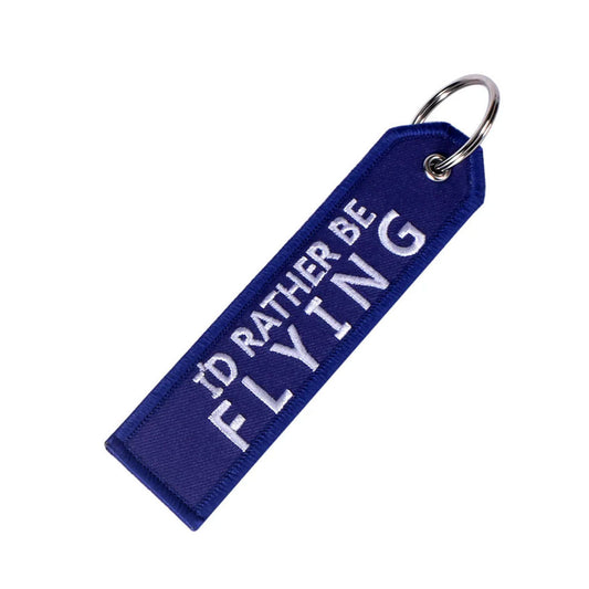 I'd Rather Be Flying Keychain