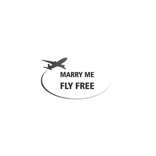 Marry Me Fly Free Sticker