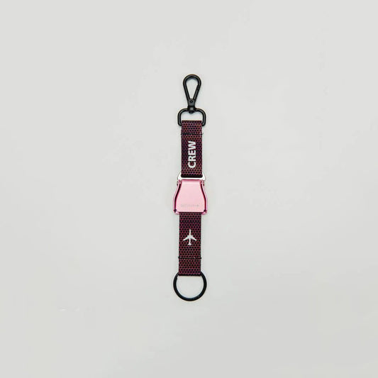 Pink Crew Pink Buckle Keychain