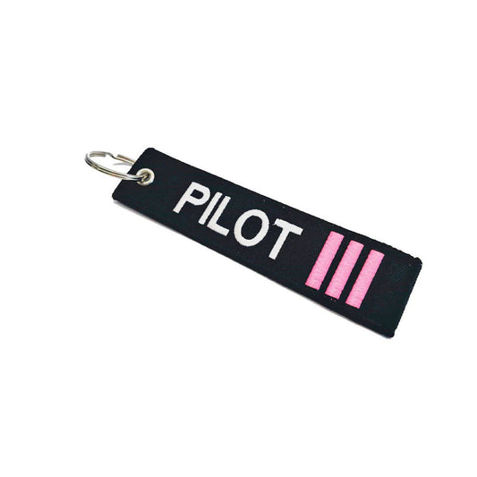 Pink First Officer Keychain