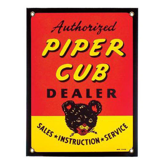 Piper Club Metal Sign