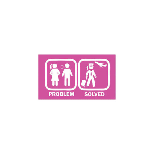Problem Solved (women) Sticker