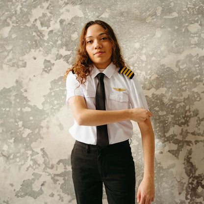 Women Flight Shirt- Eyelets