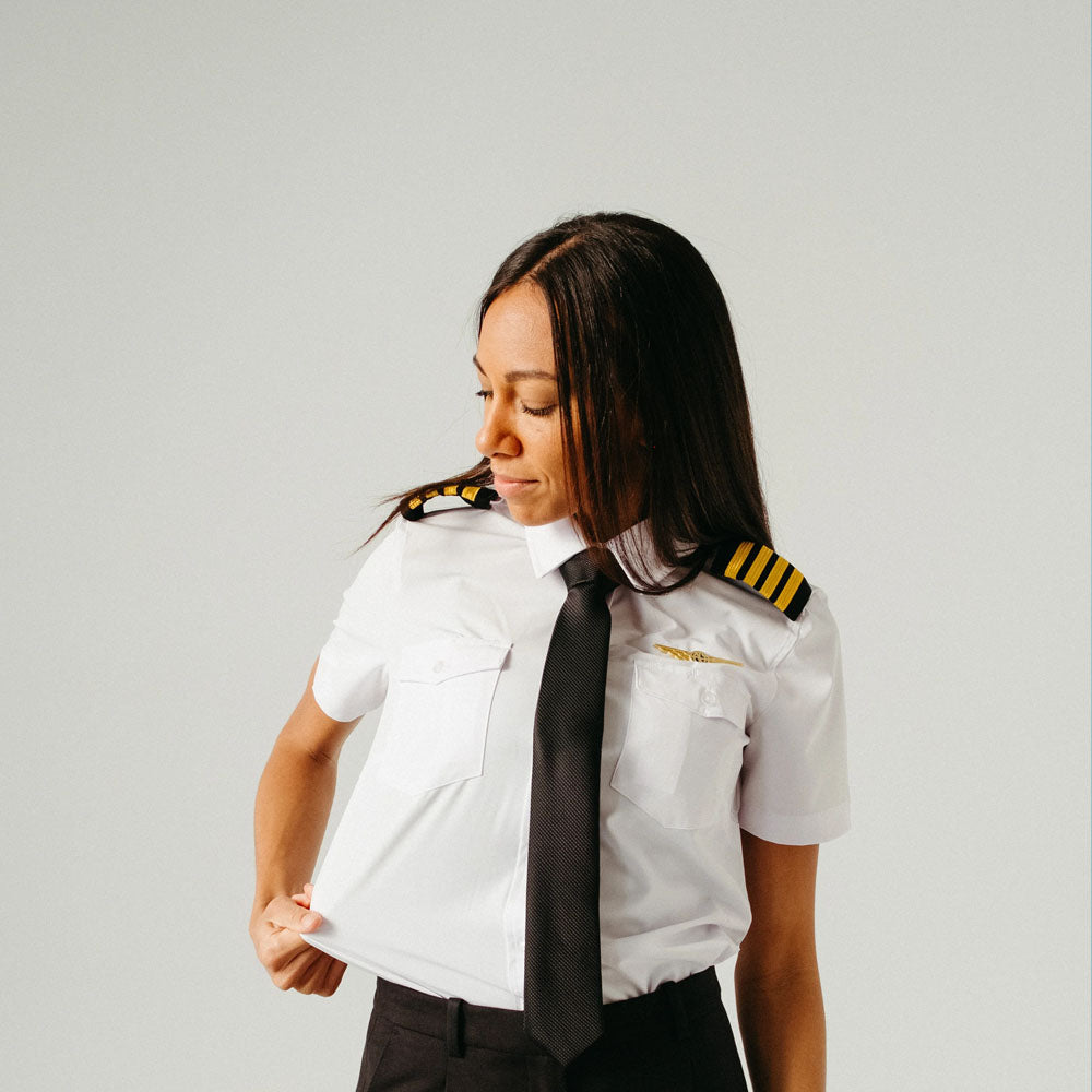 Women Flight Shirt- Eyelets