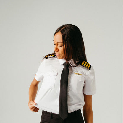 Women Flight Shirt- Eyelets