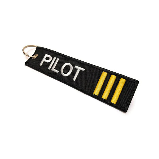 Yellow First Officer Keychain