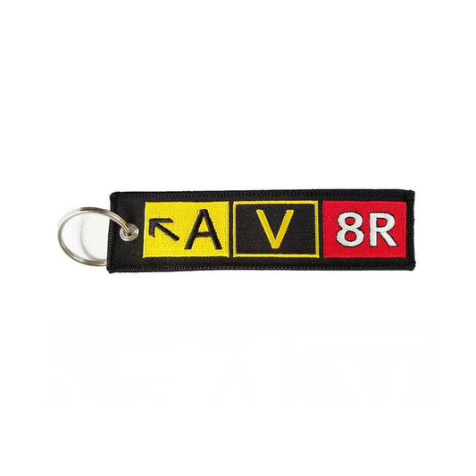 Embroidered Keychain - AV8R