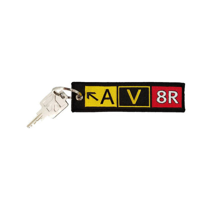 Embroidered Keychain - AV8R