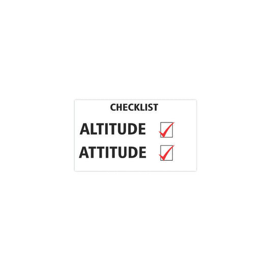 Checklist Sticker