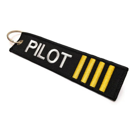 Yellow Captain Keychain Stripes