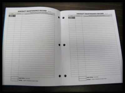 Single Airframe Logbook