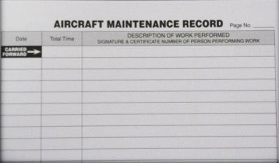 Single Airframe Logbook