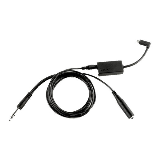 NFLIGHT AVIATION AUDIO+ POWER CABLE FOR GOPRO HERO 5 / 6 / 7 / 8 / 9 / 10 BLACK