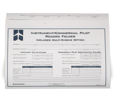 Jeppesen - Instrument/Commercial Record Folder