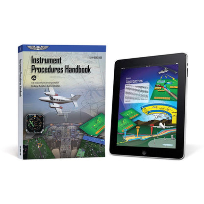 asa instrument procedures handbook, front cover and tablet display