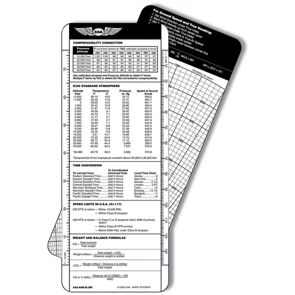 E6B Flight Computer Metal Aviator Zone Pilot Shop
